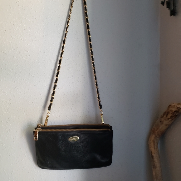 Coach Leather Double zipper purse - Picture 12 of 16